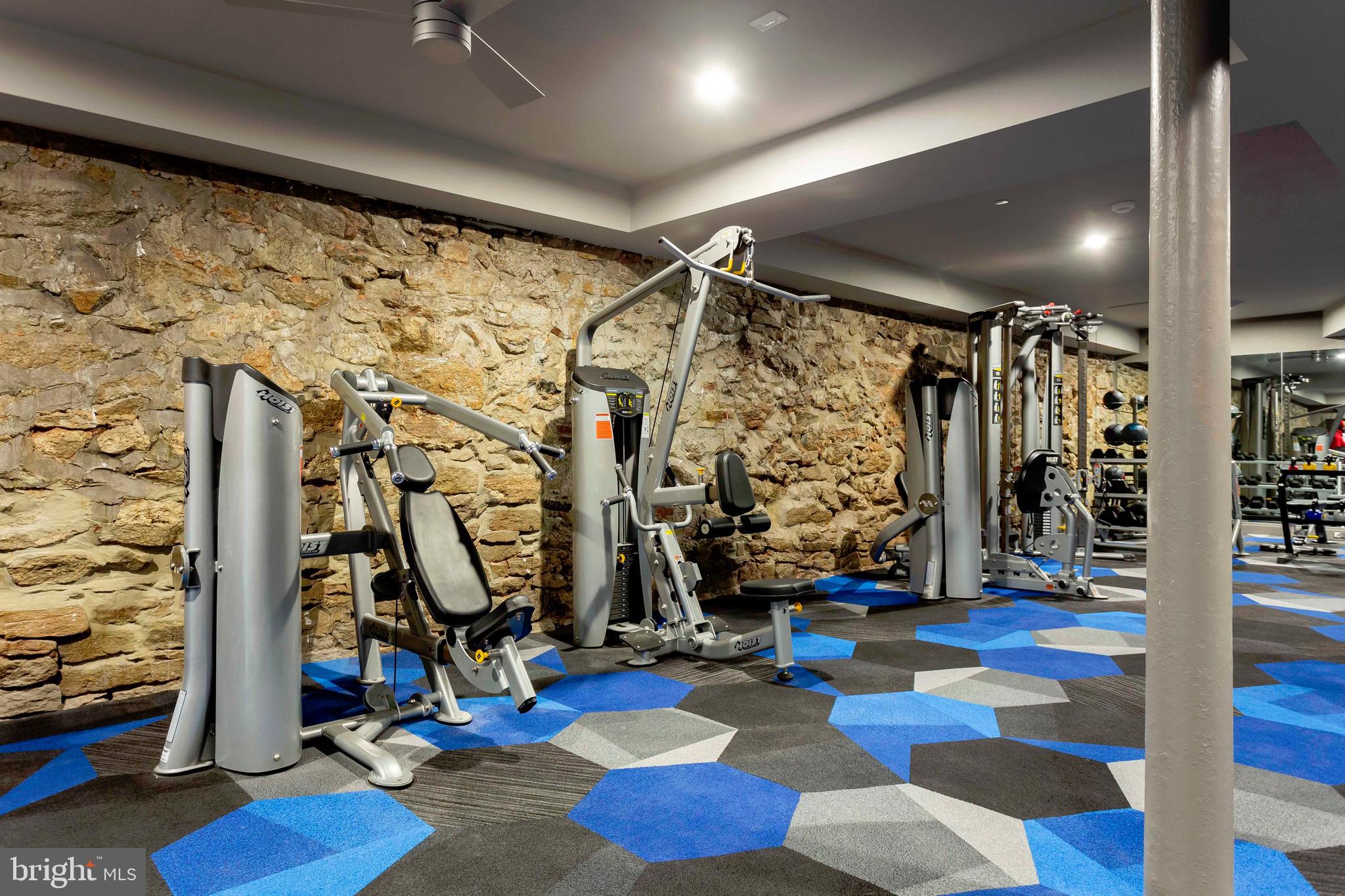 33 Letitia Street, Unit 306 Philadelphia, PA 19106 - Photo 9 of 24 a view of a room with gym equipment