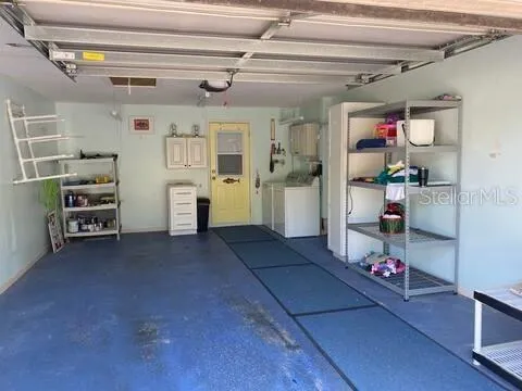 a view of storage and utility room