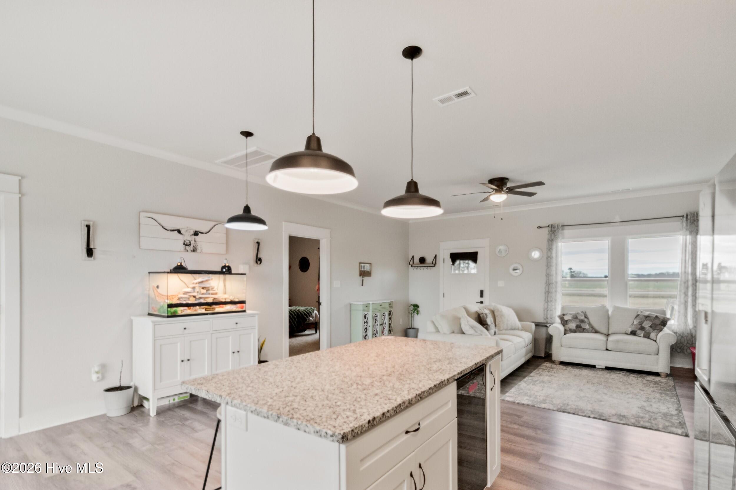 1345 Lynch's Corner Road Elizabeth City, NC 27909 - Photo 4 of 32 Kitchen into Living Area