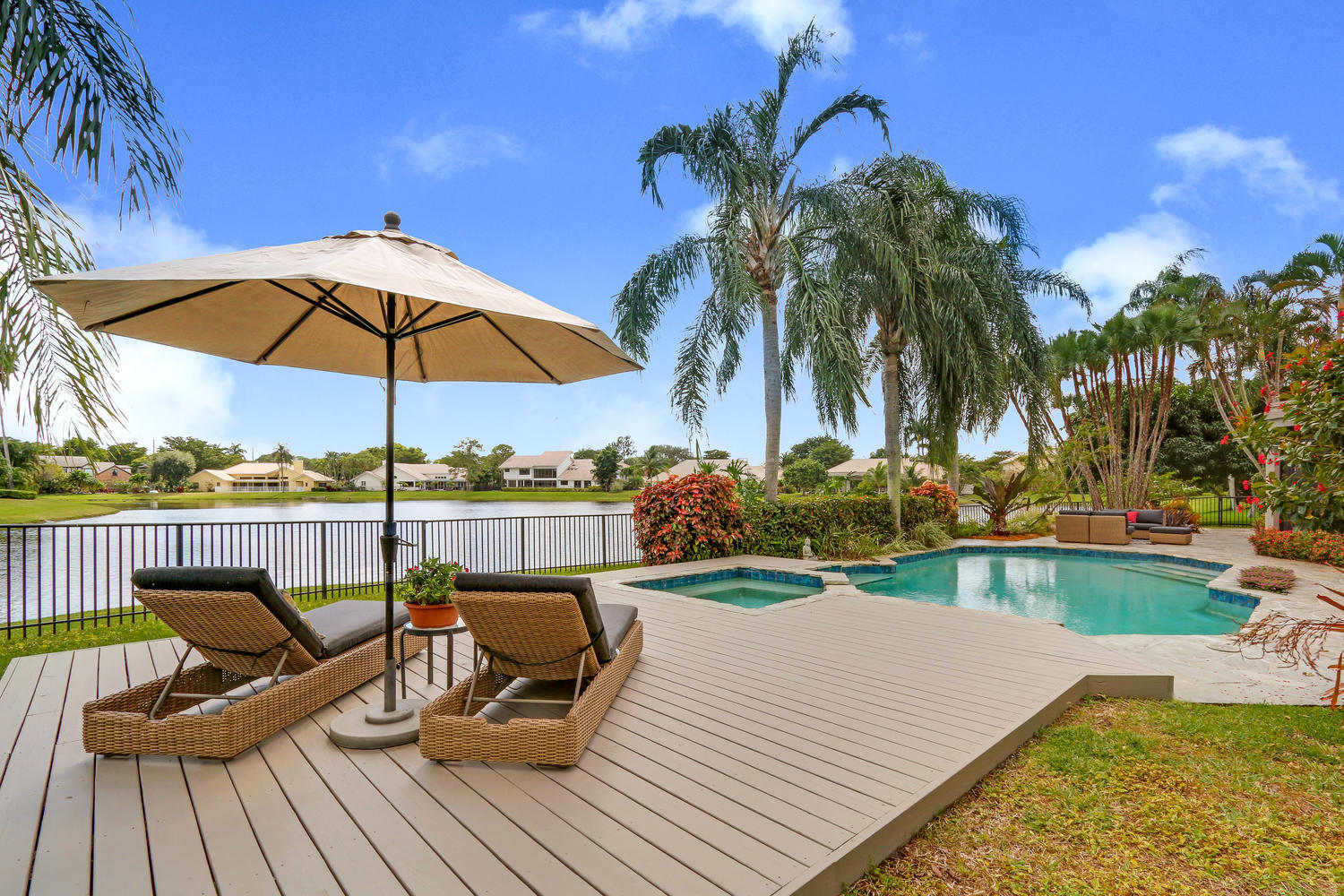 4140 Georges Way Boca Raton, FL 33434 - Photo 31 of 37 Freshly Painted Deck