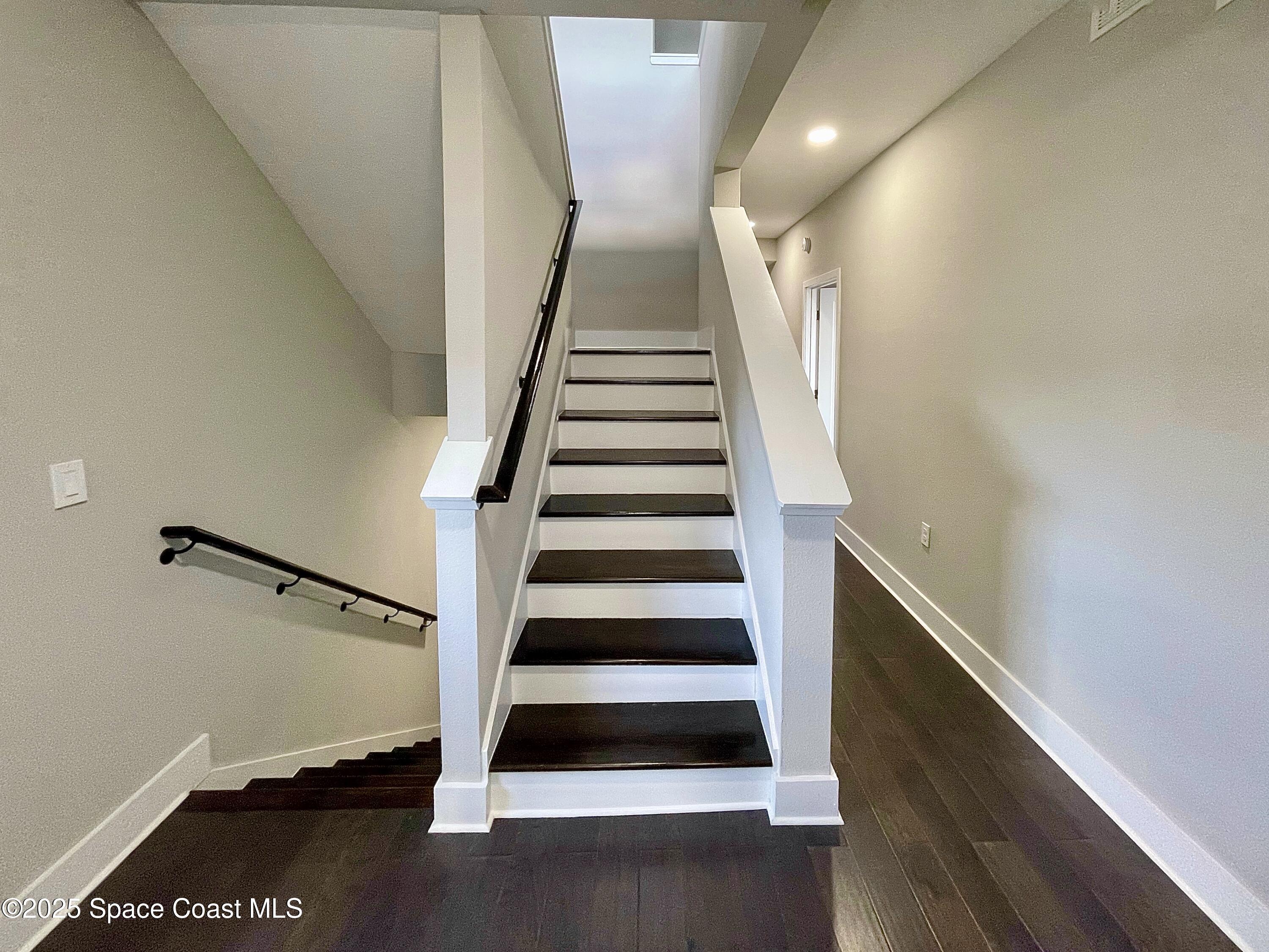890 Florida Avenue Cocoa, FL 32922 - Photo 27 of 63 a view of entryway and hall with wooden floor