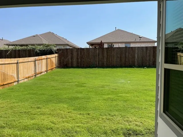 a view of outdoor space with garden