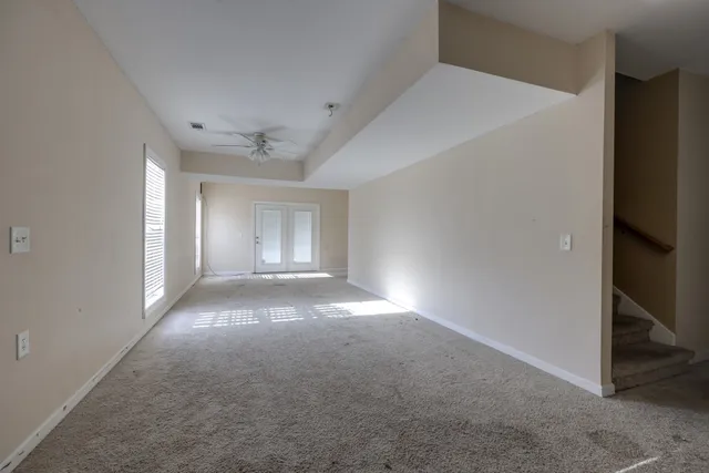 a view of empty room