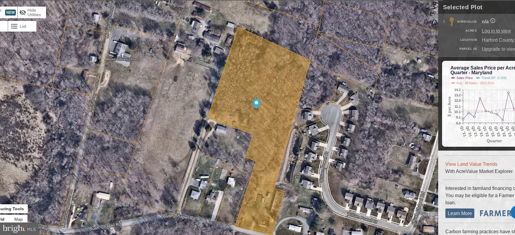 204 Bush Chapel Road Aberdeen, MD 21001 - Photo 22 of 23 overhead outline of property
