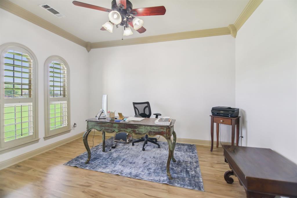 15110 Rutledge Lane Talty, TX 75126 - Photo 12 of 40 a workspace with furniture window and wooden floor