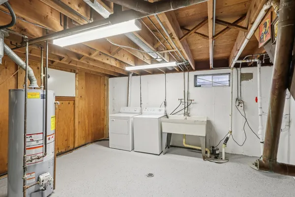 a view of a room with refrigerator