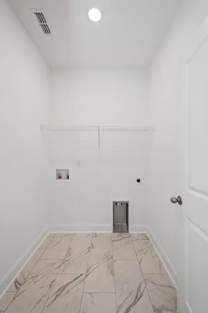a view of a room with an empty space