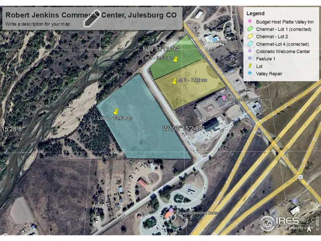 an aerial view of a backyard