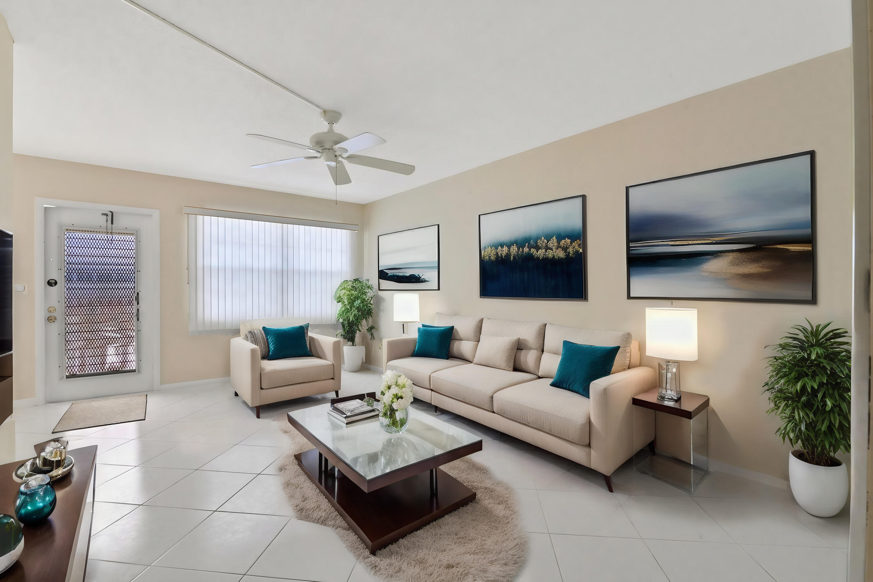 2022 Rexford B Boca Raton, FL 33434 - Photo 1 of 55 Virtual Staging Living-Room
