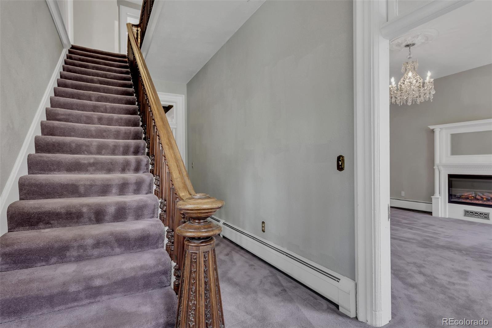 300 Rose Street Georgetown, CO 80444 - Photo 20 of 49 a view of staircase with white walls