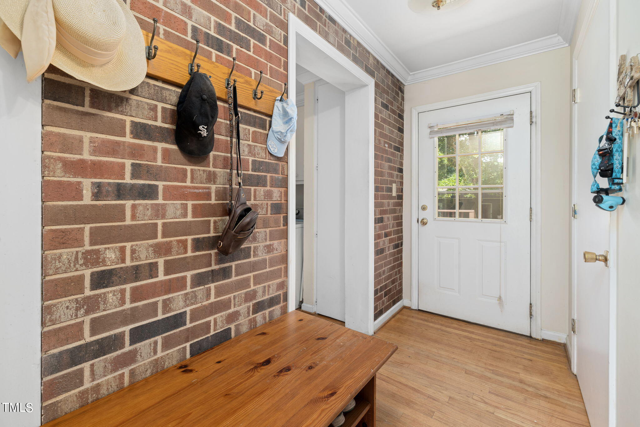 212 Hawkins Road Cedar Grove, NC 27231 - Photo 14 of 36 a view of empty room with wooden floor and windows