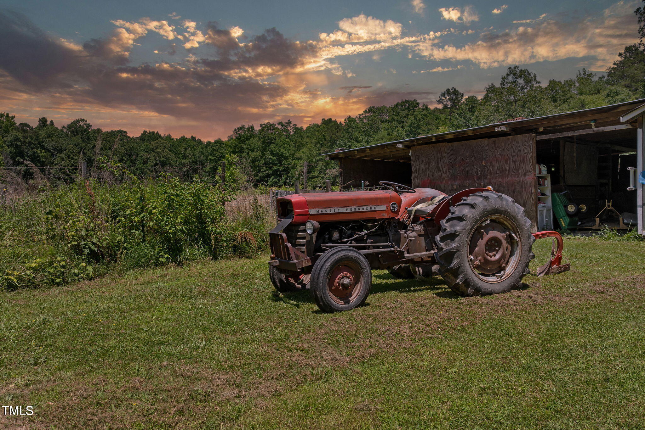 212 Hawkins Road Cedar Grove, NC 27231 - Photo 29 of 36 a view of a car in garage