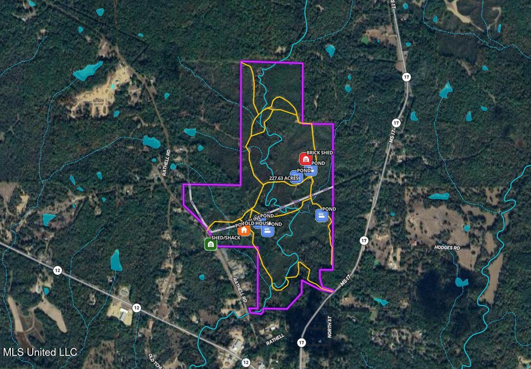 Rathell Road Lexington, MS 39095 - Photo 27 of 27 Aerial Map