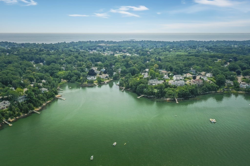 14 Driftwood Road Marblehead, MA 01945 - Photo 28 of 30 a view of a lake with a city