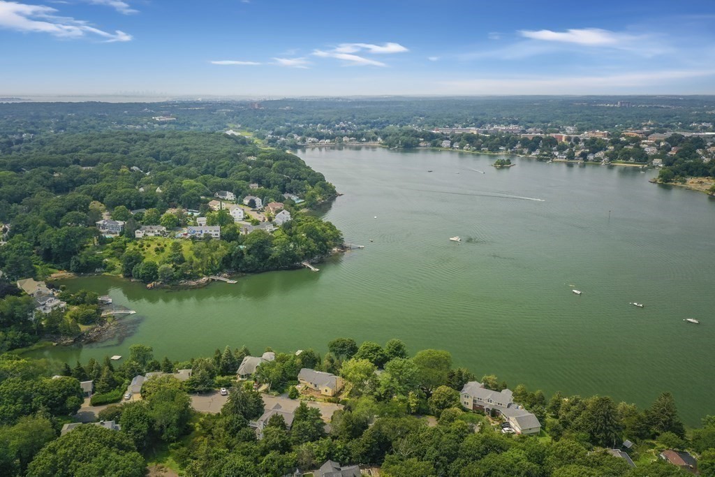 14 Driftwood Road Marblehead, MA 01945 - Photo 29 of 30 a view of a lake with a city