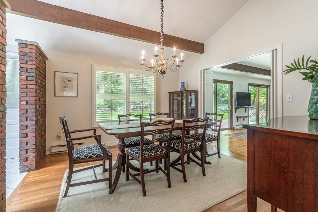 14 Driftwood Road Marblehead, MA 01945 - Photo 10 of 30 a view of a dining room with furniture window and outside view