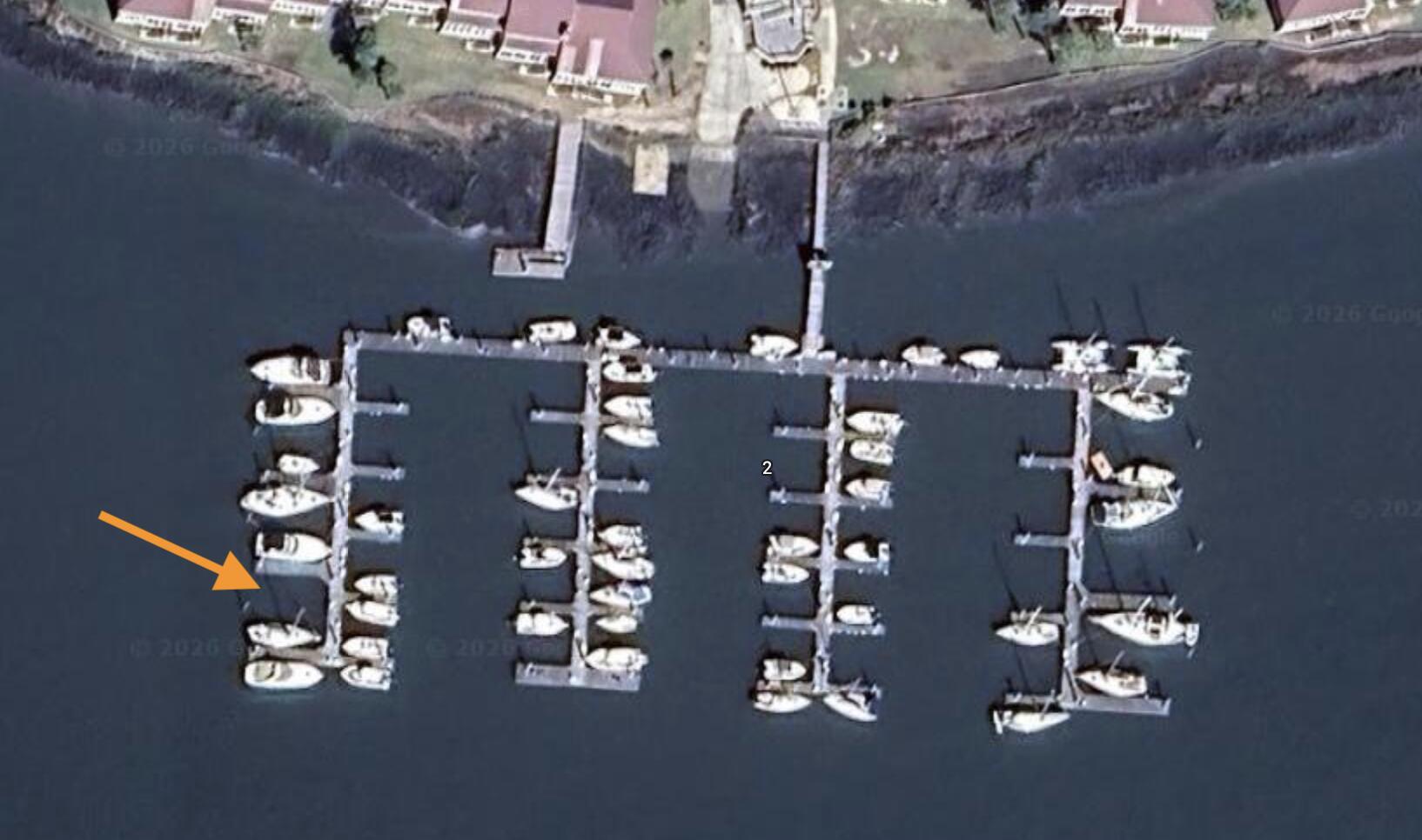 2 McDonough Road, Unit D12 BOAT SLIP Folly Beach, SC 29412 - Photo 6 of 6 06 Satellite View screenshot
