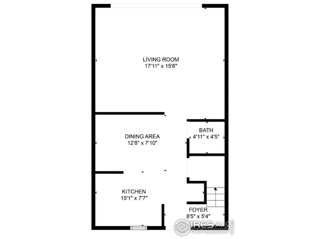 a view of a backyard with sitting area