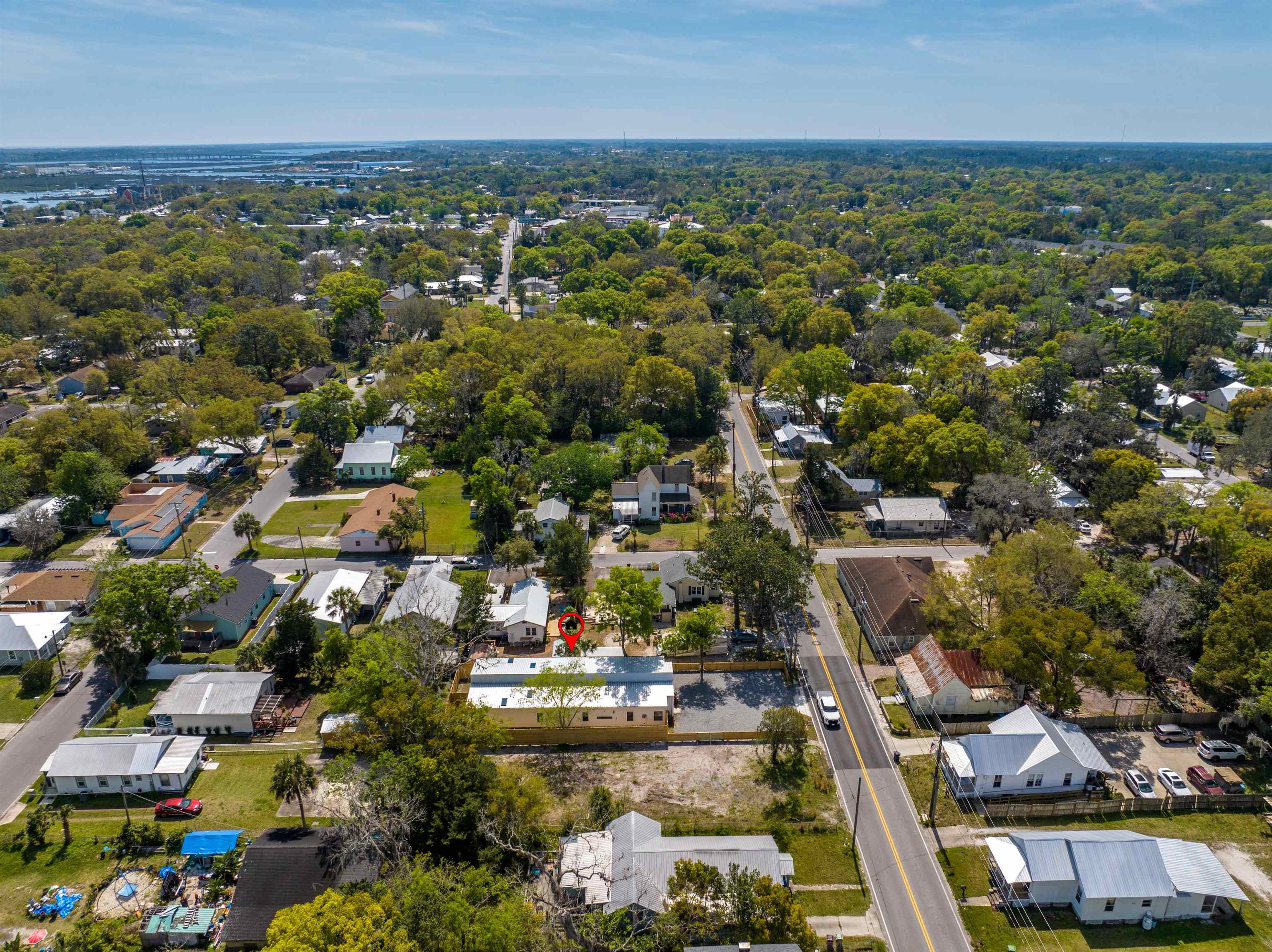 29 Masters Drive, Unit B St. Augustine, FL 32084 - Photo 27 of 28 an aerial view of residential houses with outdoor space