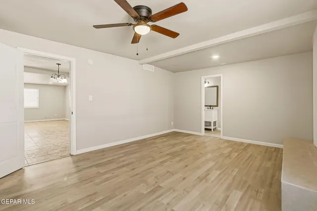 wooden floor in an empty room