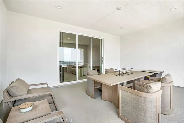 a view of city from a balcony