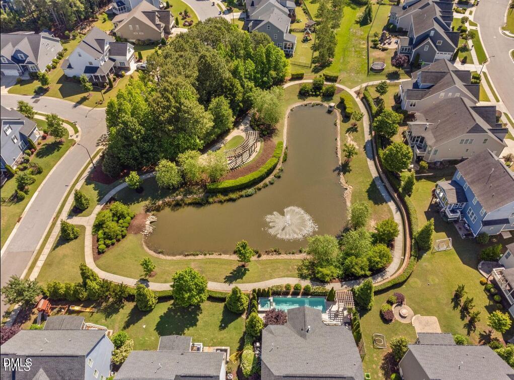 7421 Stonehenge Farm Lane Raleigh, NC 27613 - Photo 40 of 48 an aerial view of a swimming pool