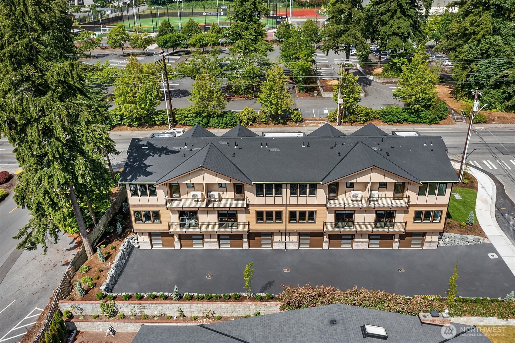 7528 215th Street Southwest, Unit 101 Edmonds, WA 98026 - Photo 29 of 29 an aerial view of a house