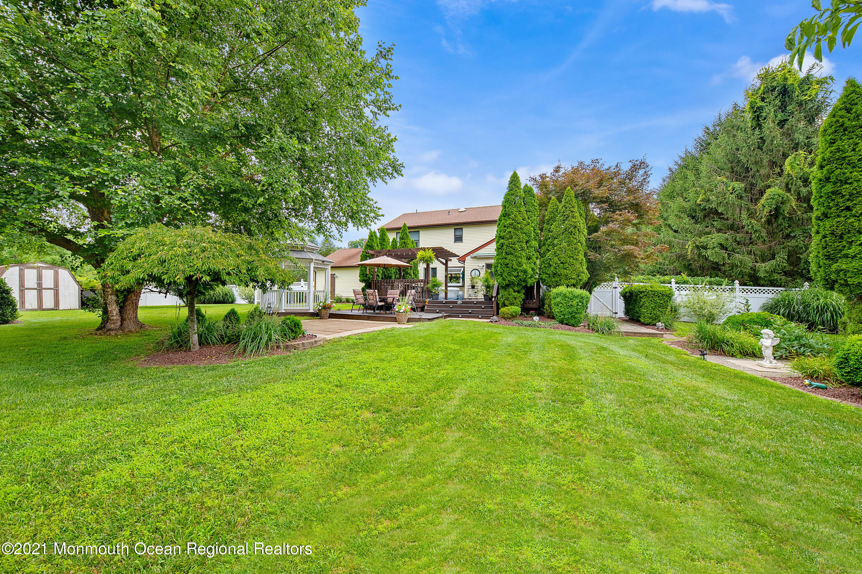 292 Bartley Road Jackson, NJ 08527 - Photo 27 of 28 VIEW FROM REAR OF PROPERTY