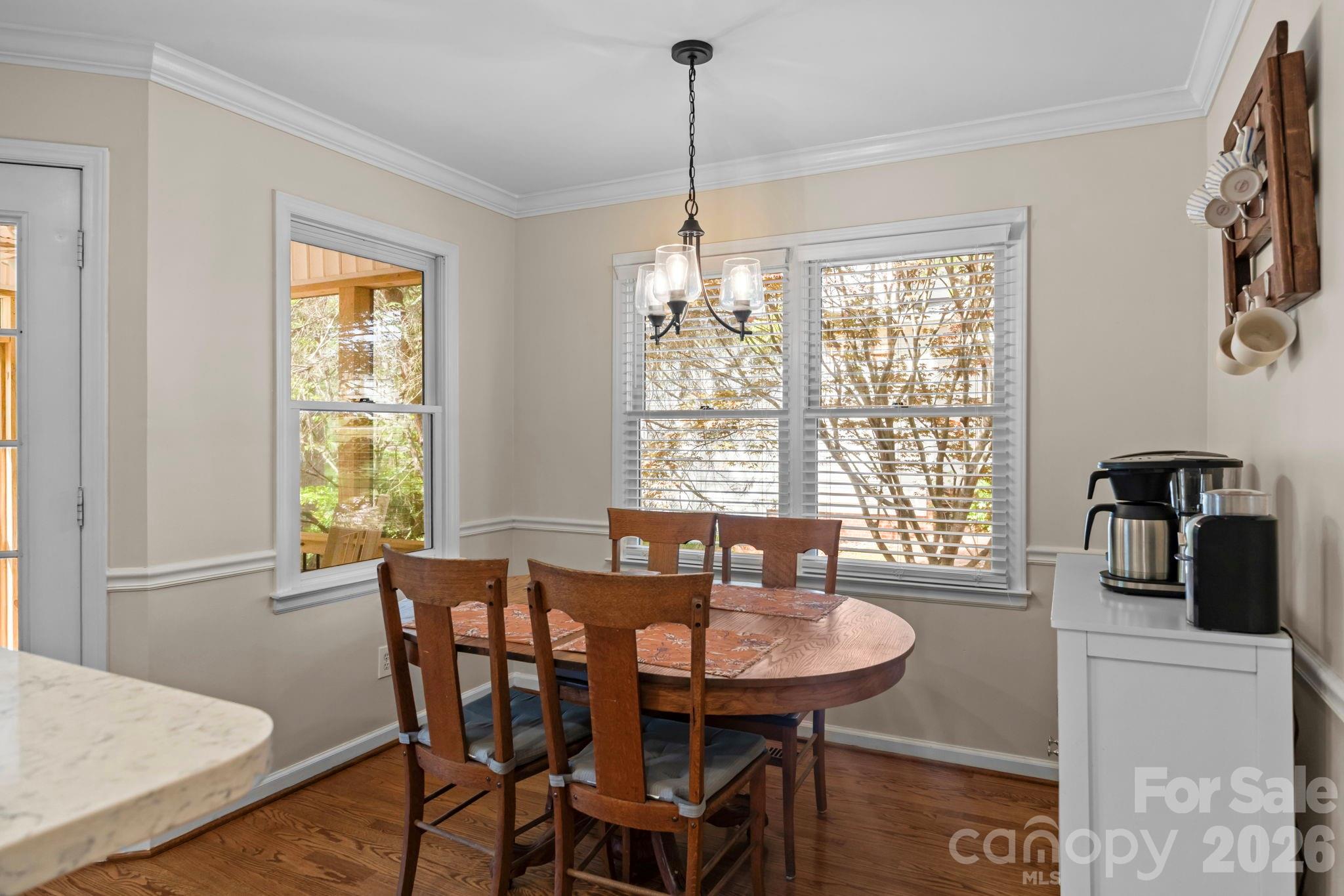 413 Nixon Road Belmont, NC 28012 - Photo 17 of 48 a view of a dining room with furniture window and outside view