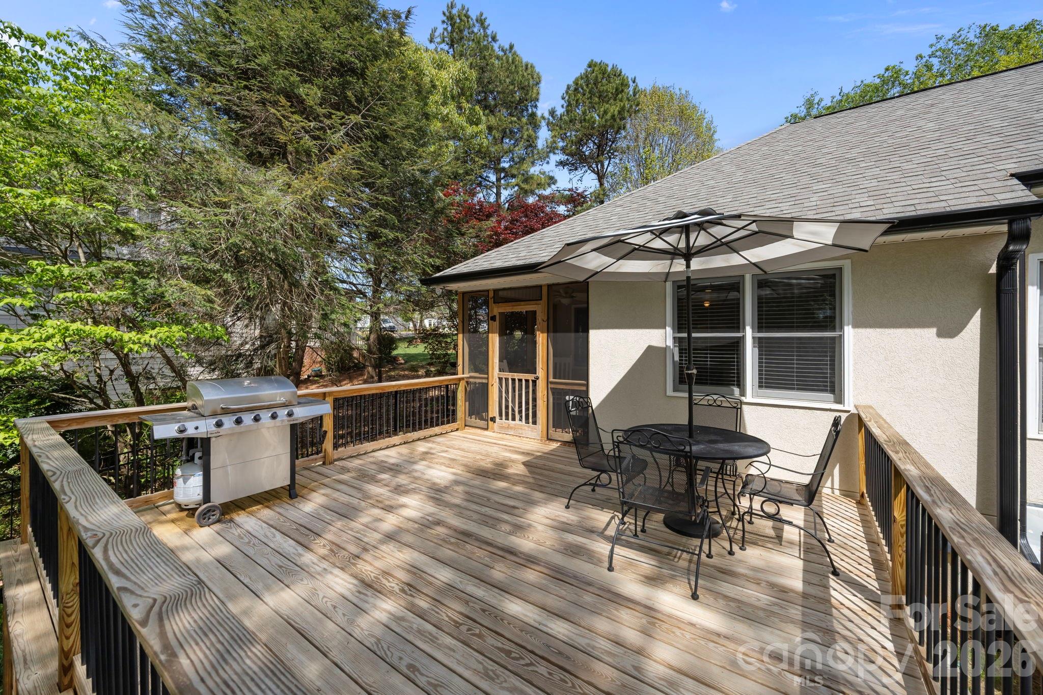 413 Nixon Road Belmont, NC 28012 - Photo 32 of 48 a view of a patio on the roof deck