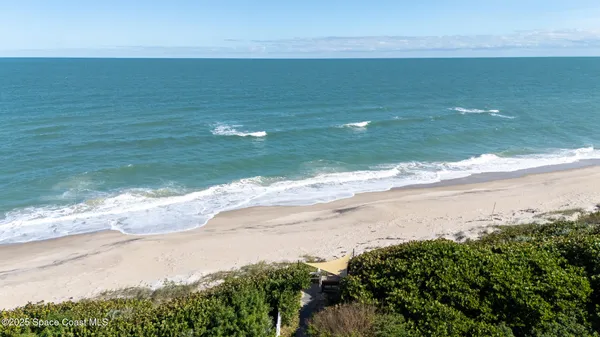 a view of an ocean beach