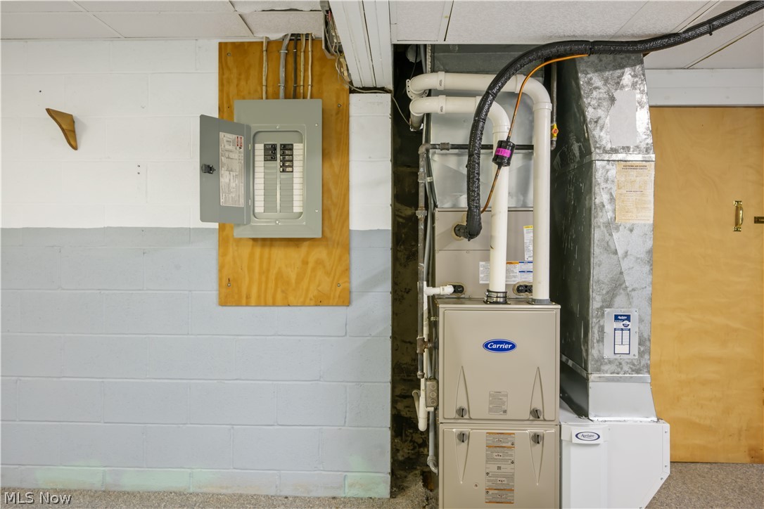 4001 South Cleveland Massillon Road Barberton, OH 44203 - Photo 16 of 25 Utilities featuring electric panel and heating unit