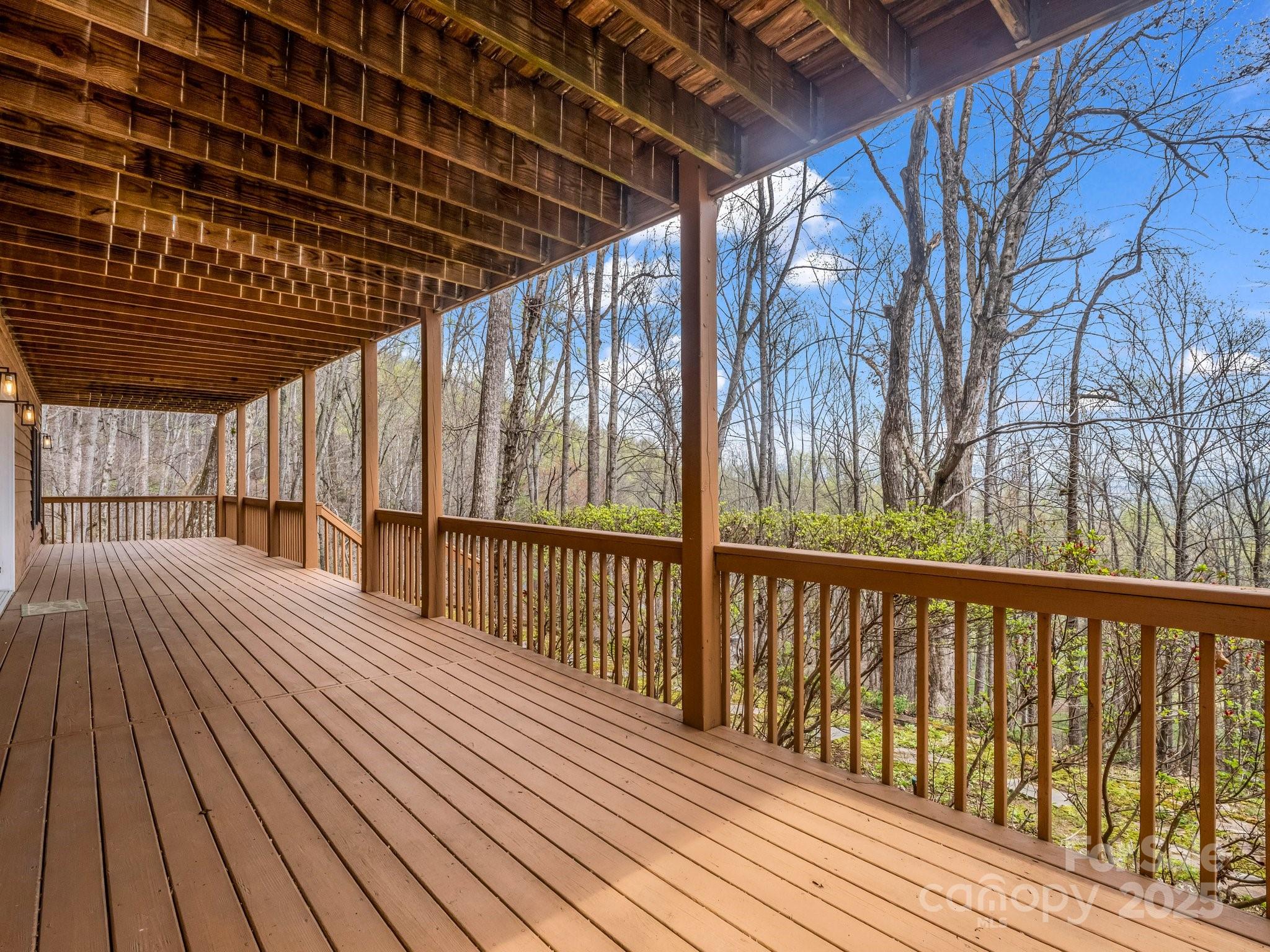 1116 High Vista Drive Mills River, NC 28759 - Photo 7 of 40 a view of balcony with wooden floor