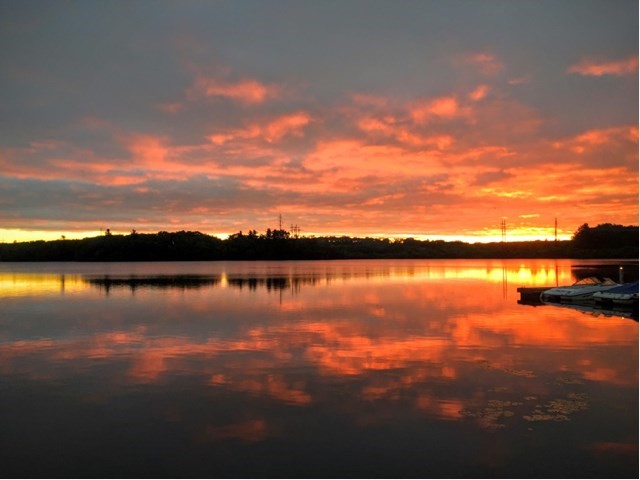 48 Pointe Rok Drive, Unit 48 Worcester, MA 01604 - Photo 41 of 42 a view of lake and sunset