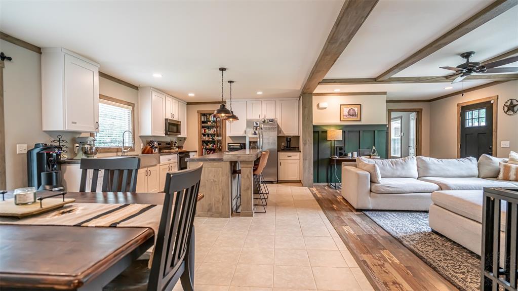 4501 Rhea Road Granbury, TX 76049 - Photo 6 of 29 View of dining, kitchen and living room