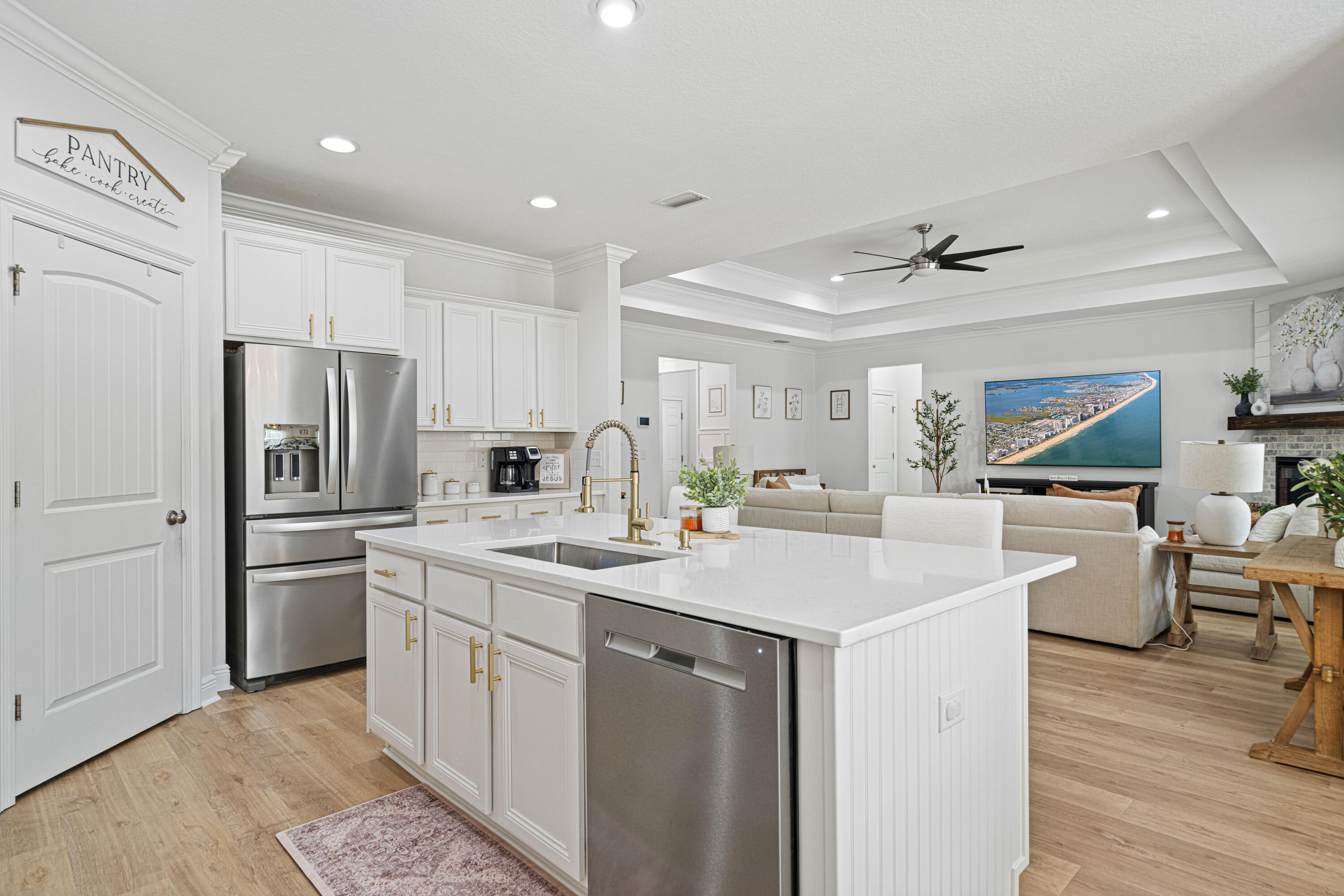 52 Conner Circle, Unit LOT 164 Santa Rosa Beach, FL 32459 - Photo 13 of 50 a kitchen with a sink appliances and cabinets
