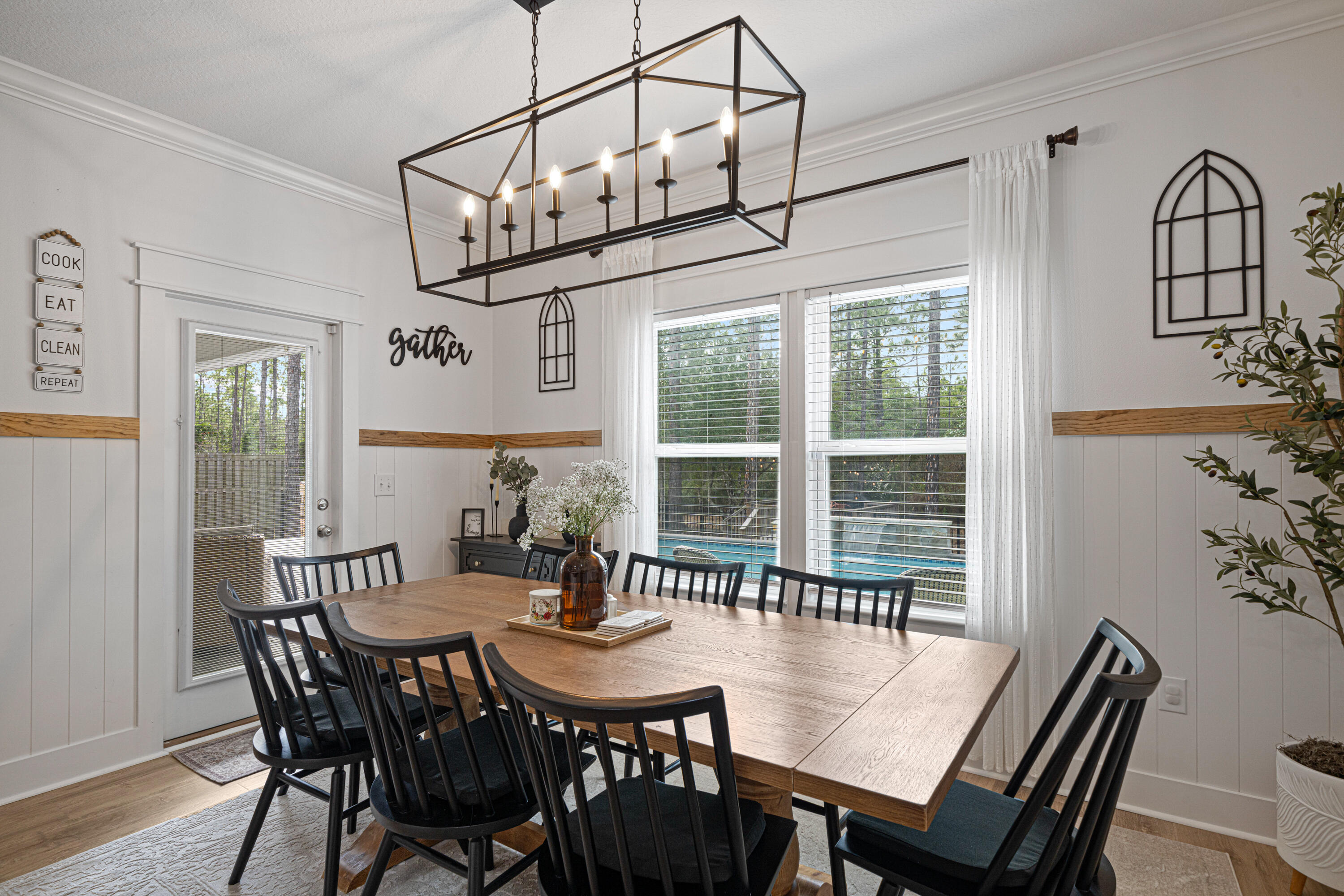 52 Conner Circle, Unit LOT 164 Santa Rosa Beach, FL 32459 - Photo 17 of 50 a view of a dining room with furniture window and outside view