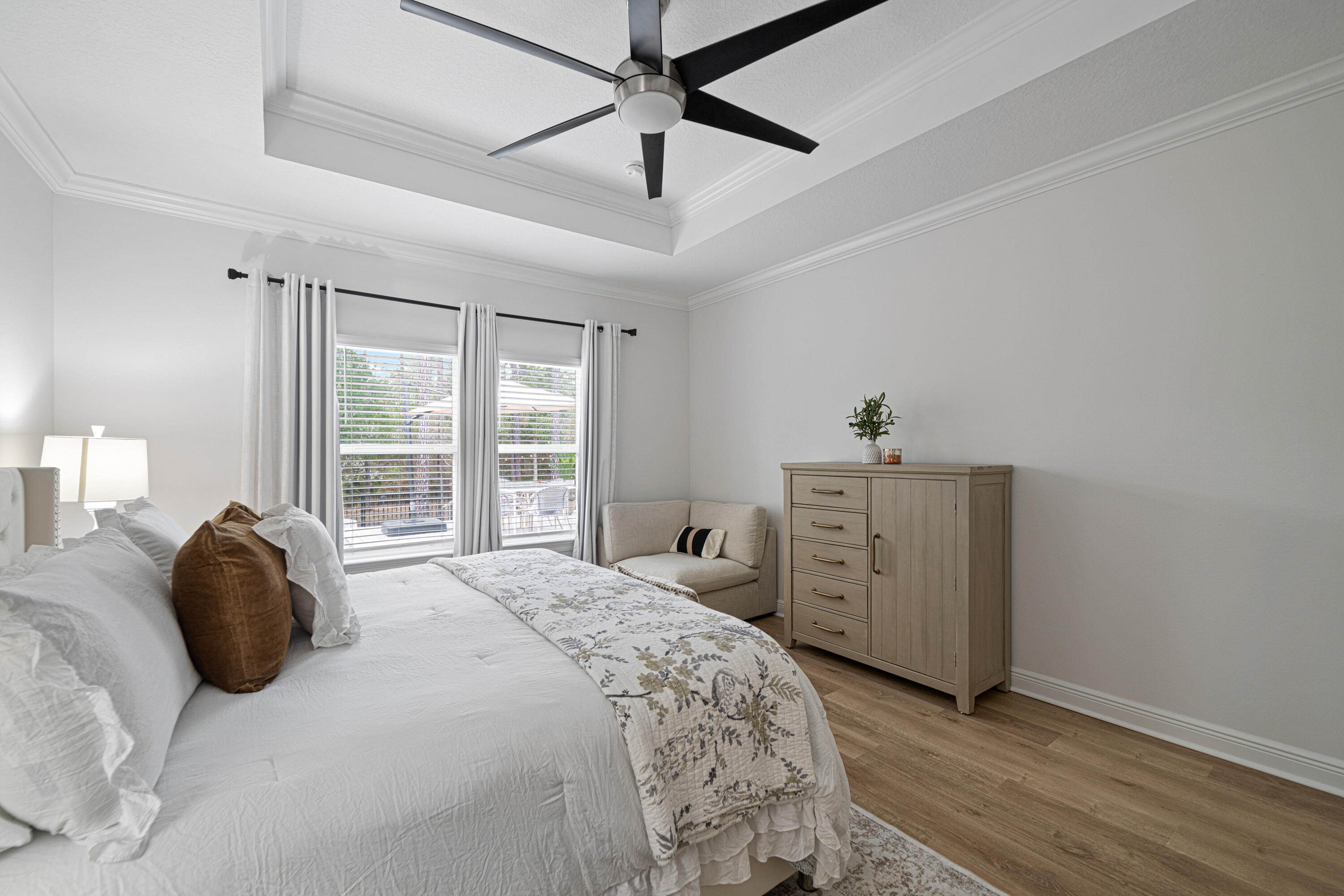 52 Conner Circle, Unit LOT 164 Santa Rosa Beach, FL 32459 - Photo 20 of 50 a bedroom with a large bed and a dresser