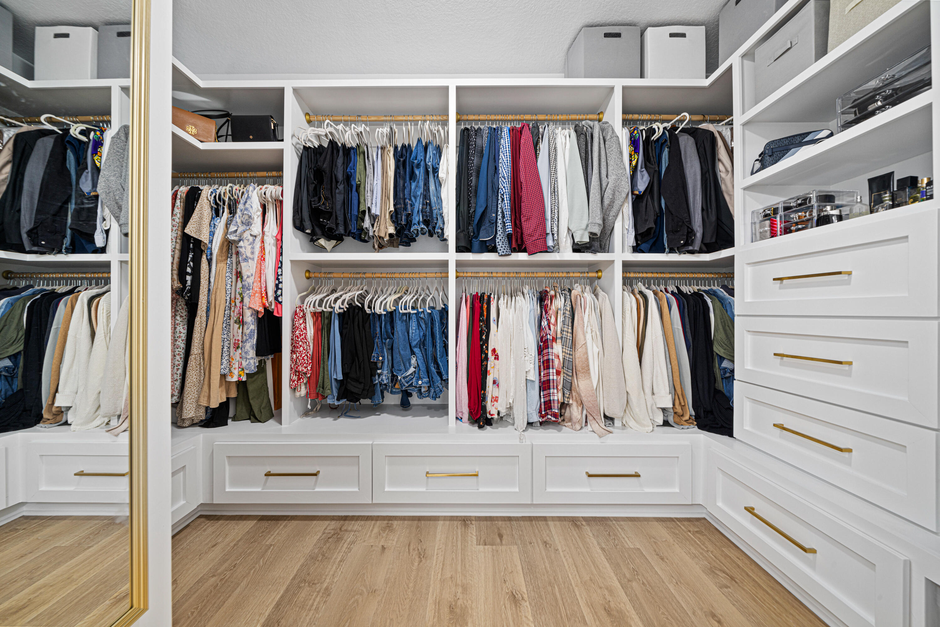 52 Conner Circle, Unit LOT 164 Santa Rosa Beach, FL 32459 - Photo 27 of 50 a view of walk in closet with clothes and shoes