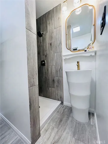 a bathroom with a toilet and a sink