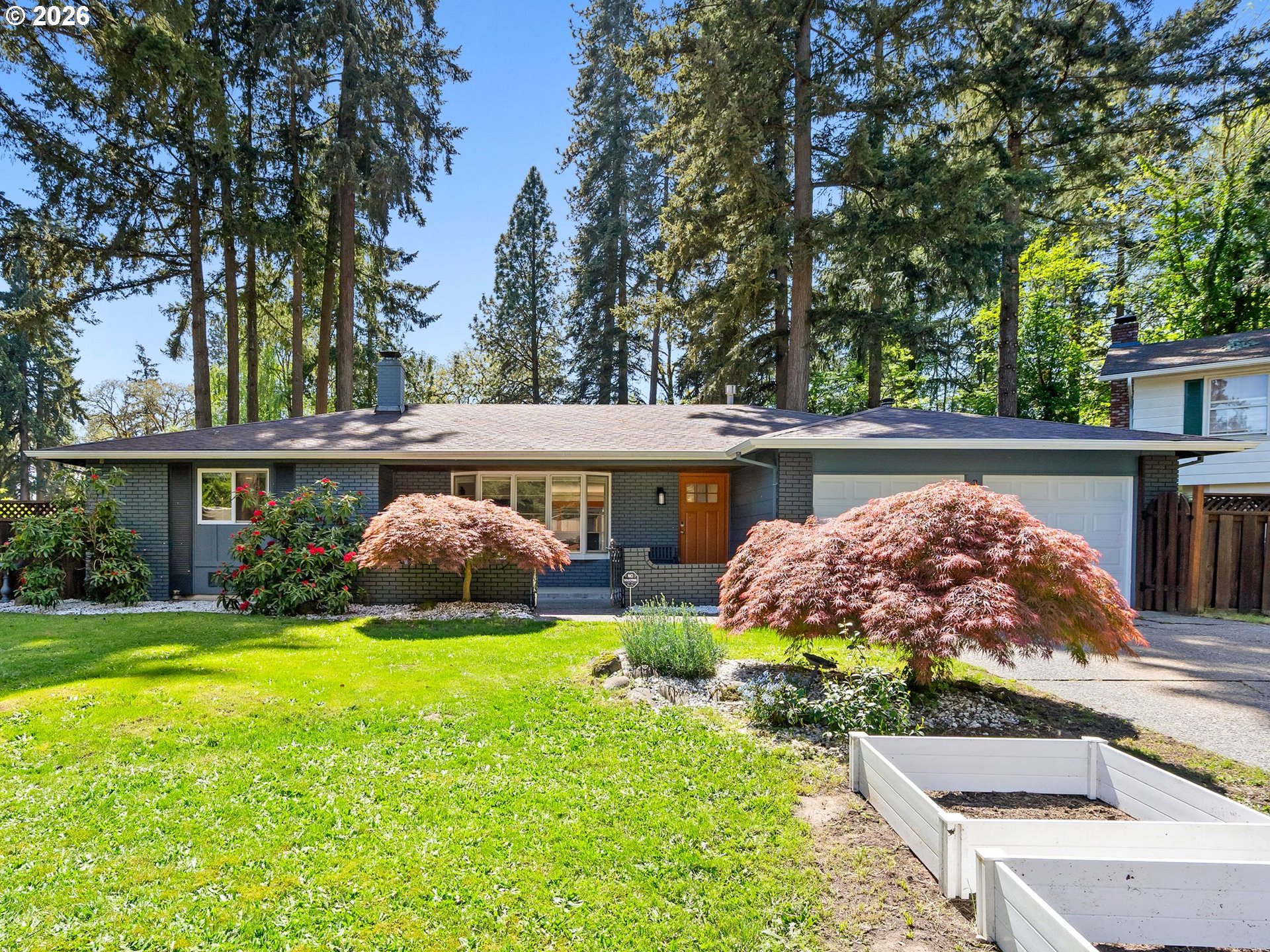 front view of house with a yard