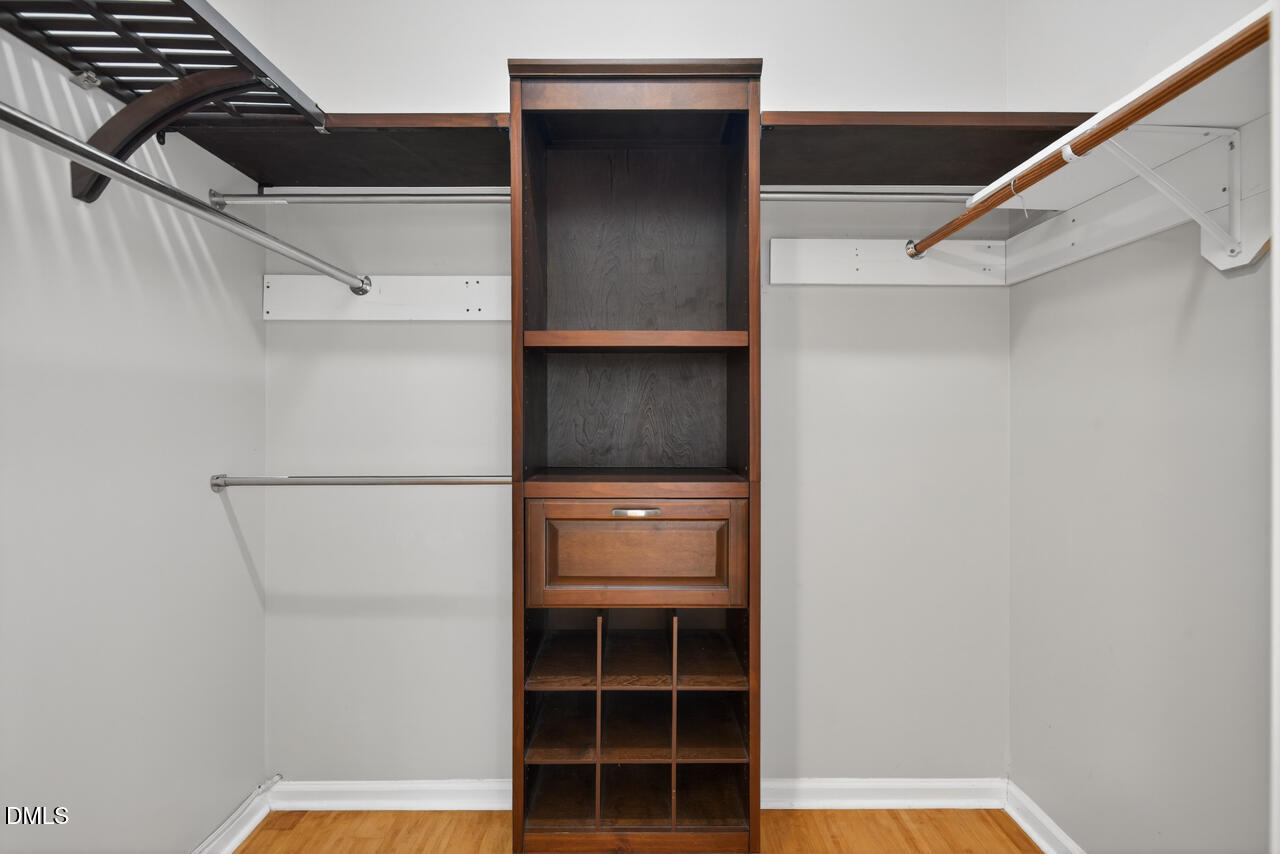 5325 Bartram Place Raleigh, NC 27617 - Photo 16 of 31 a view of an empty walk in closet