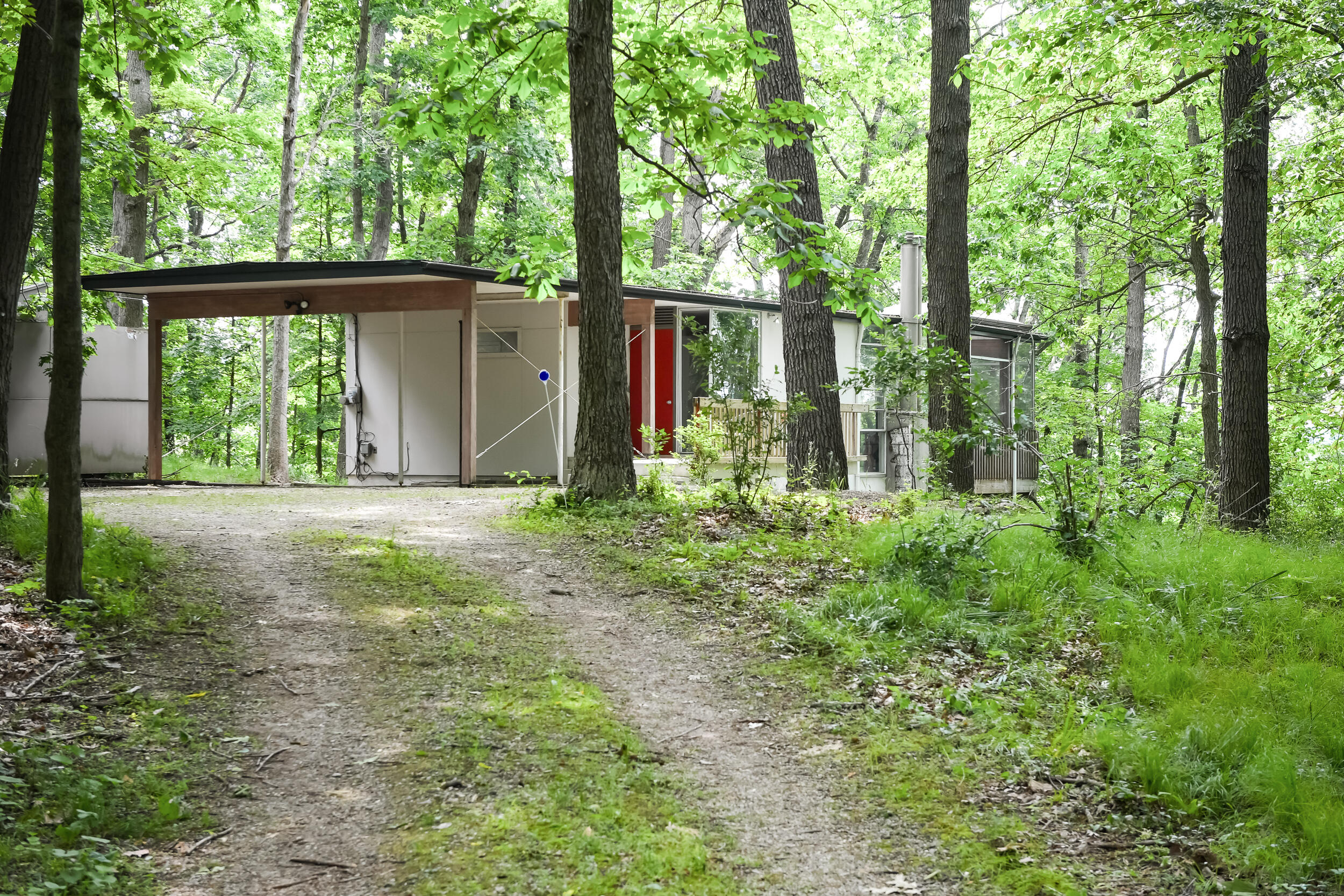 4075 North Delhi Road Ann Arbor, MI 48103 - Photo 3 of 50 Delhi Front with woods