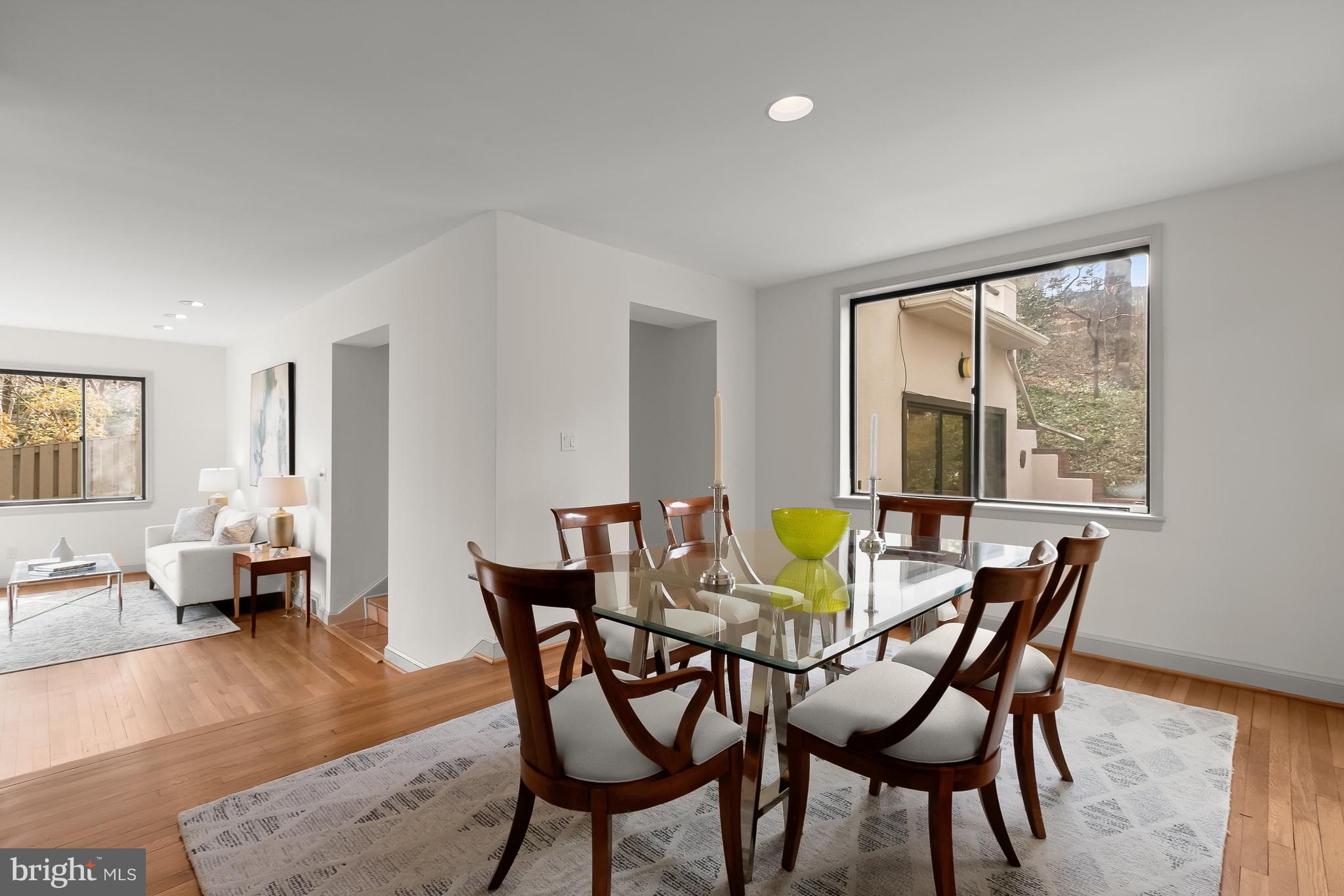 2400 44th Street Northwest Washington, DC 20007 - Photo 18 of 65 Dining Room to Living Room View