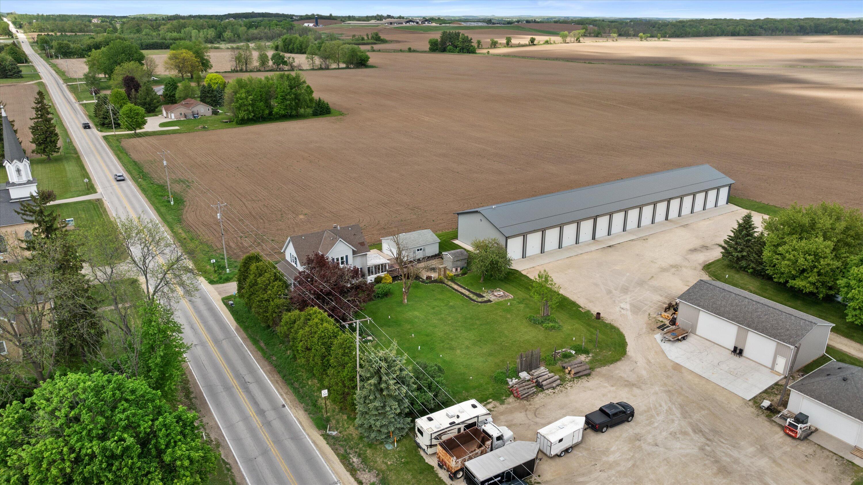 8922 County Highway West Wayne, WI 53010 - Photo 38 of 59 Aerial view