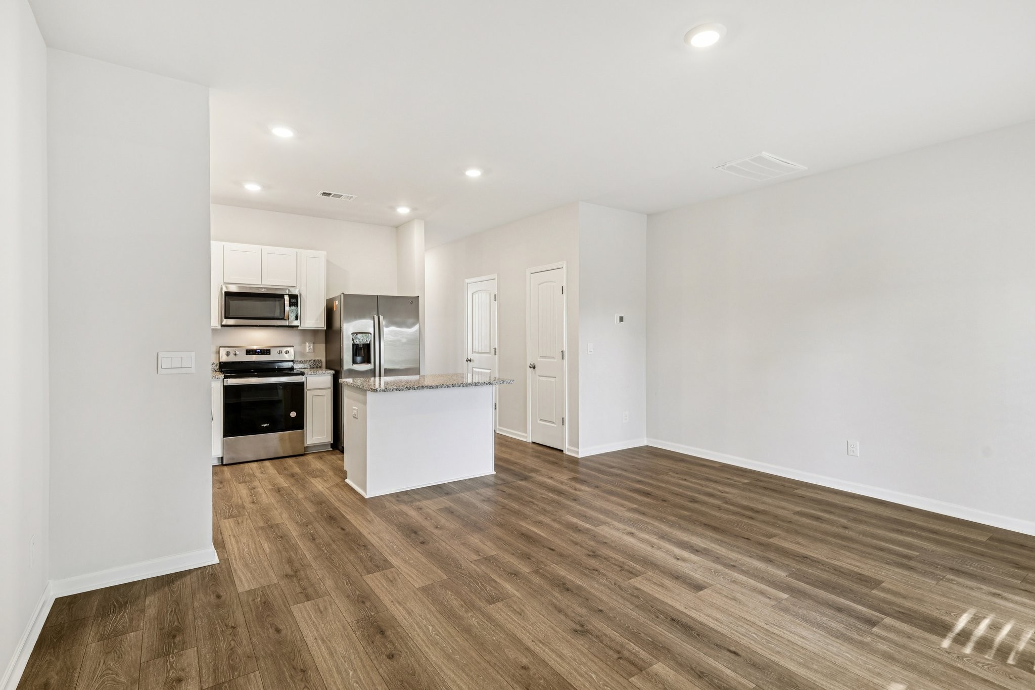160 Cecil Road Lebanon, TN 37087 - Photo 5 of 23 a view of kitchen with kitchen island stainless steel appliances wooden cabinets and window