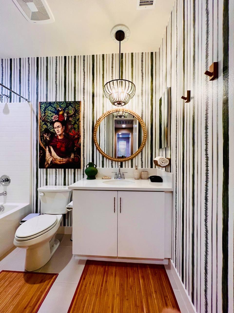 80269 Redstone Way La Quinta, CA 92253 - Photo 23 of 35 a bathroom with a sink and a mirror