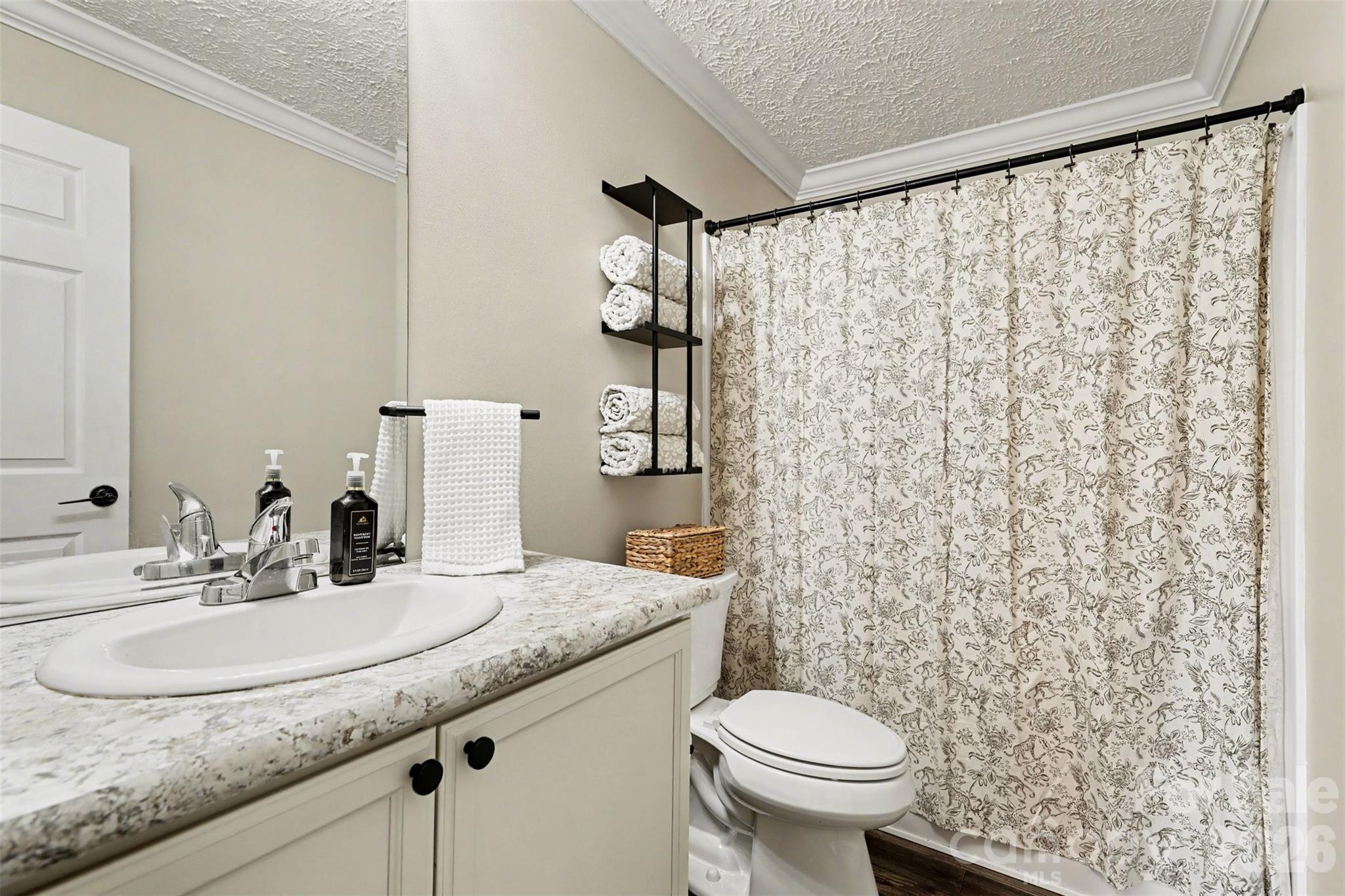 193 Back Acres Lane Kannapolis, NC 28081 - Photo 14 of 23 a bathroom with a granite countertop sink and a mirror