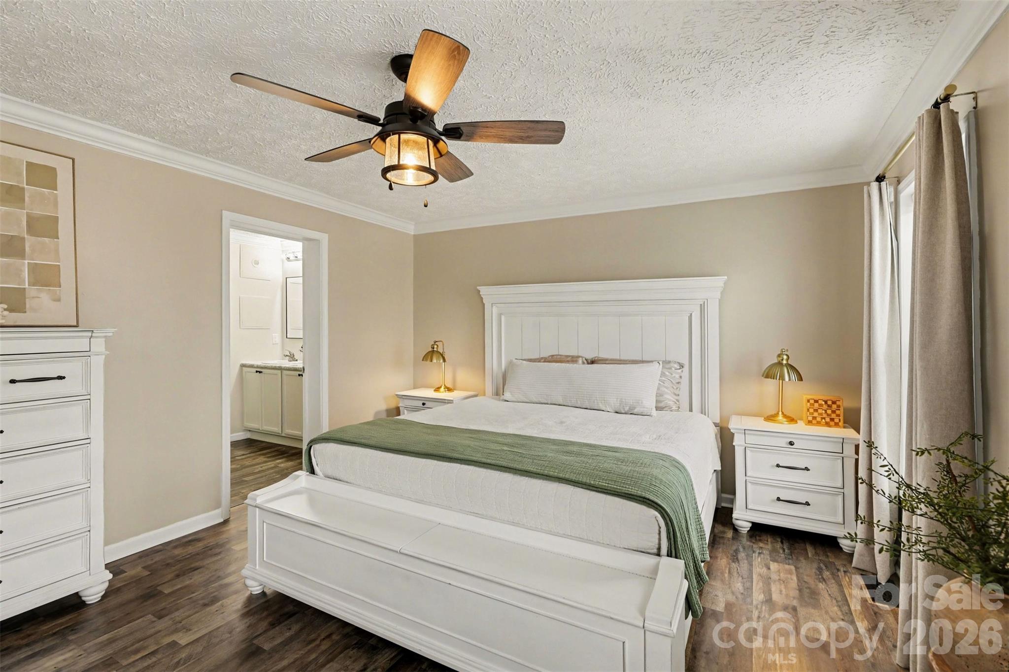 193 Back Acres Lane Kannapolis, NC 28081 - Photo 7 of 23 a bedroom with a bed and wooden floor