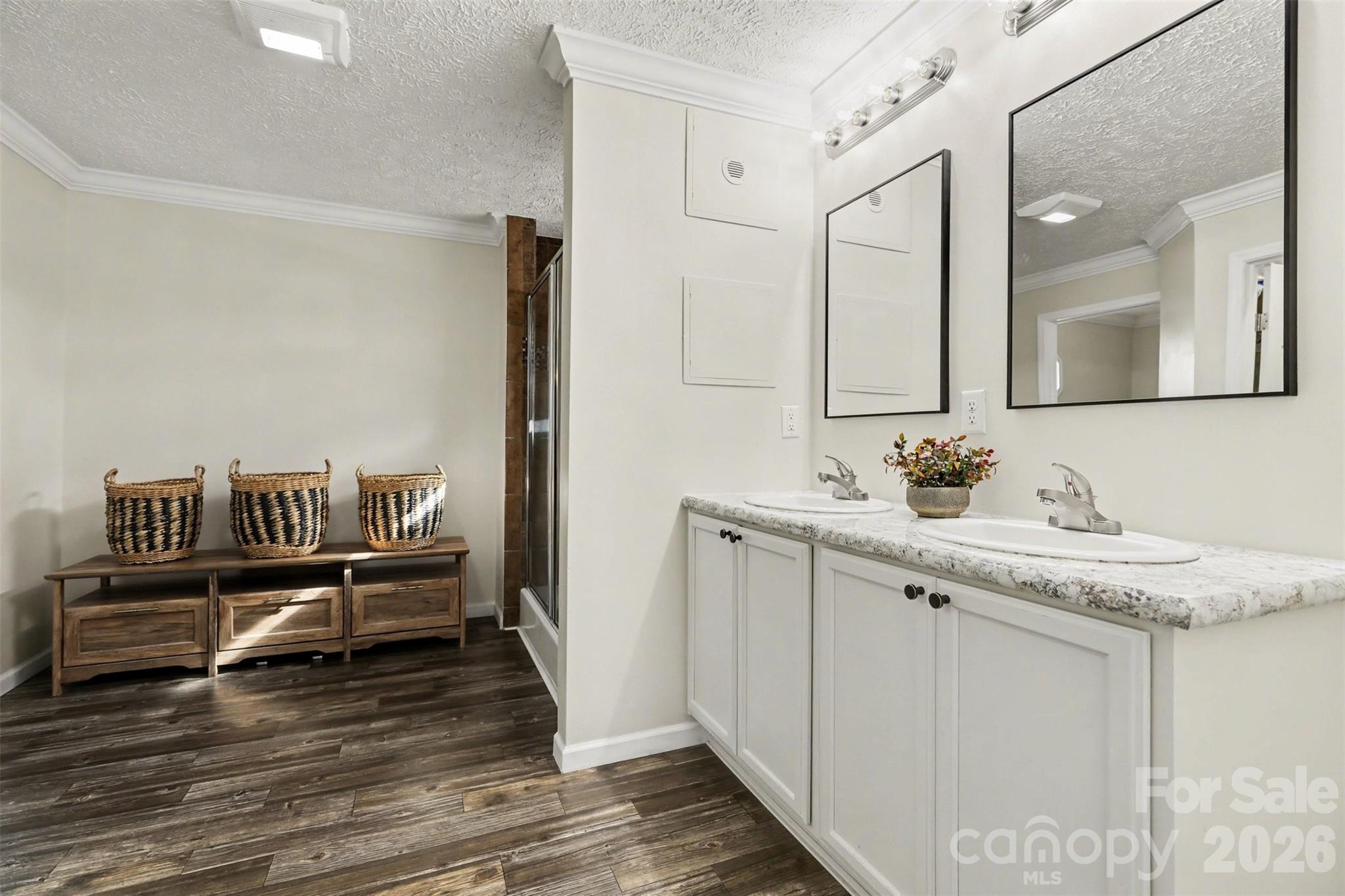 193 Back Acres Lane Kannapolis, NC 28081 - Photo 10 of 23 a spacious bathroom with a granite countertop sink and a mirror